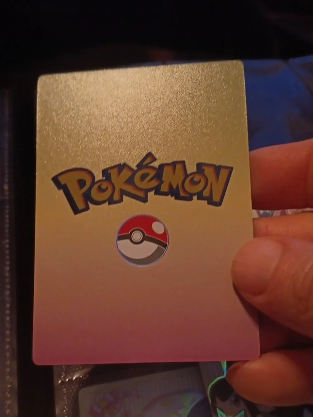 Pokemon Bocchi the Rock! Holographic Pink Red Yellow Card